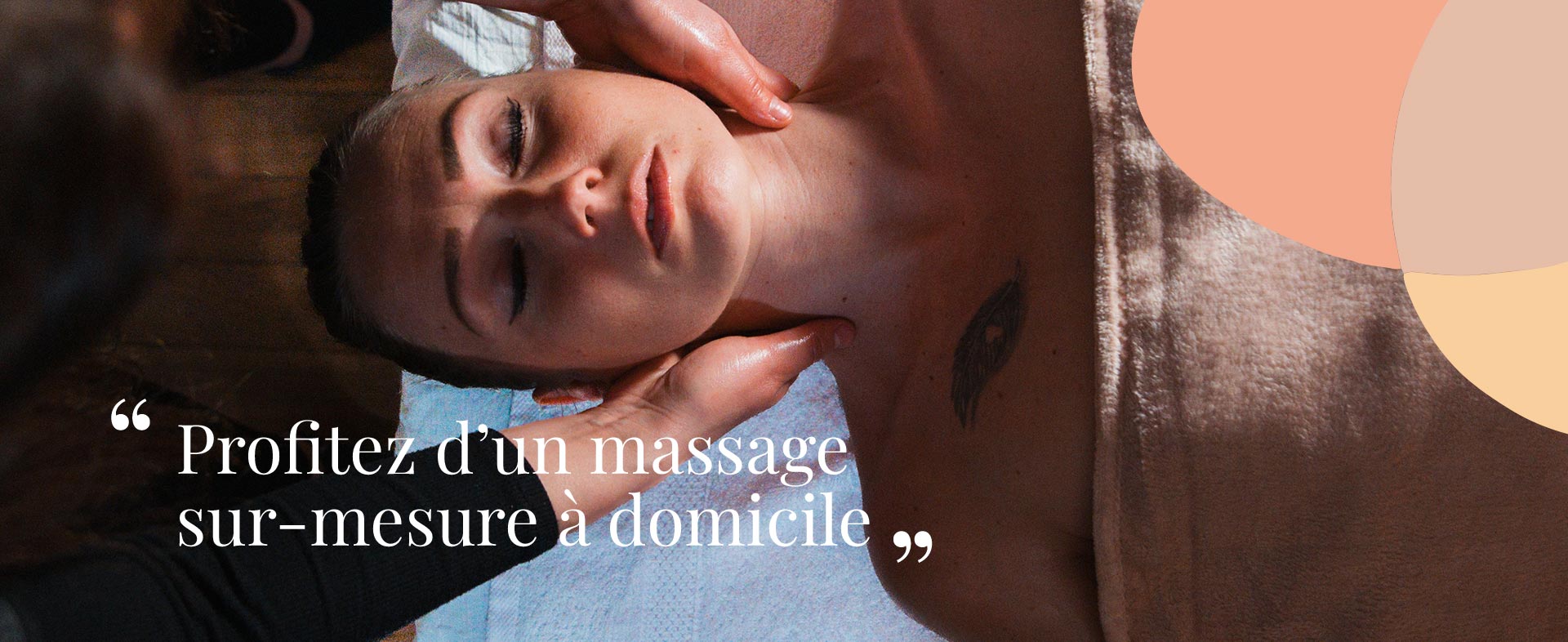 Séance massage sur mesure à domicile à Compiègne